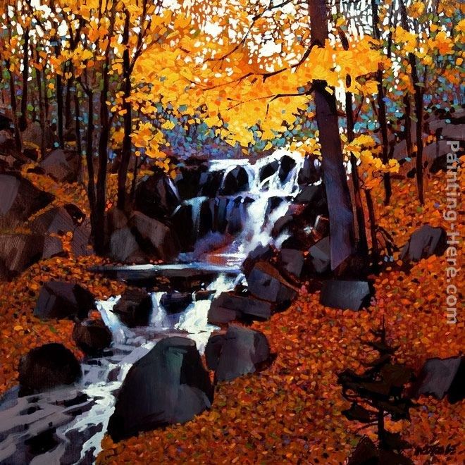 Michael O'Toole Small Creek in Autumn
